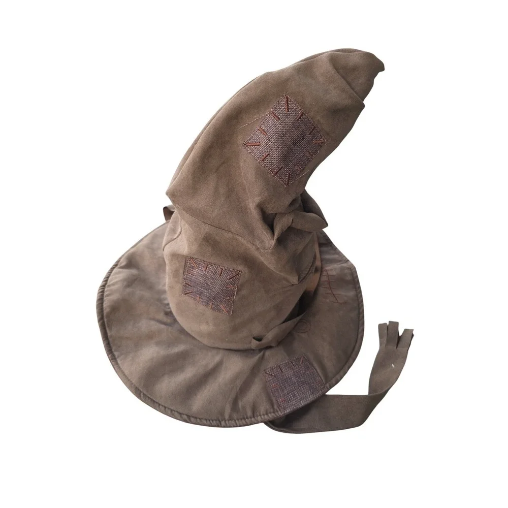Harry Potter Wizarding World Animatronic Sorting‎ Hat Brown Patched Toy 13041 E2